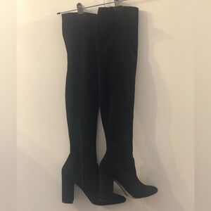 Black Over-the-Knee Women's Boots